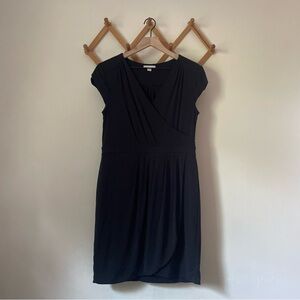Black Stretchy Ruched Dress
